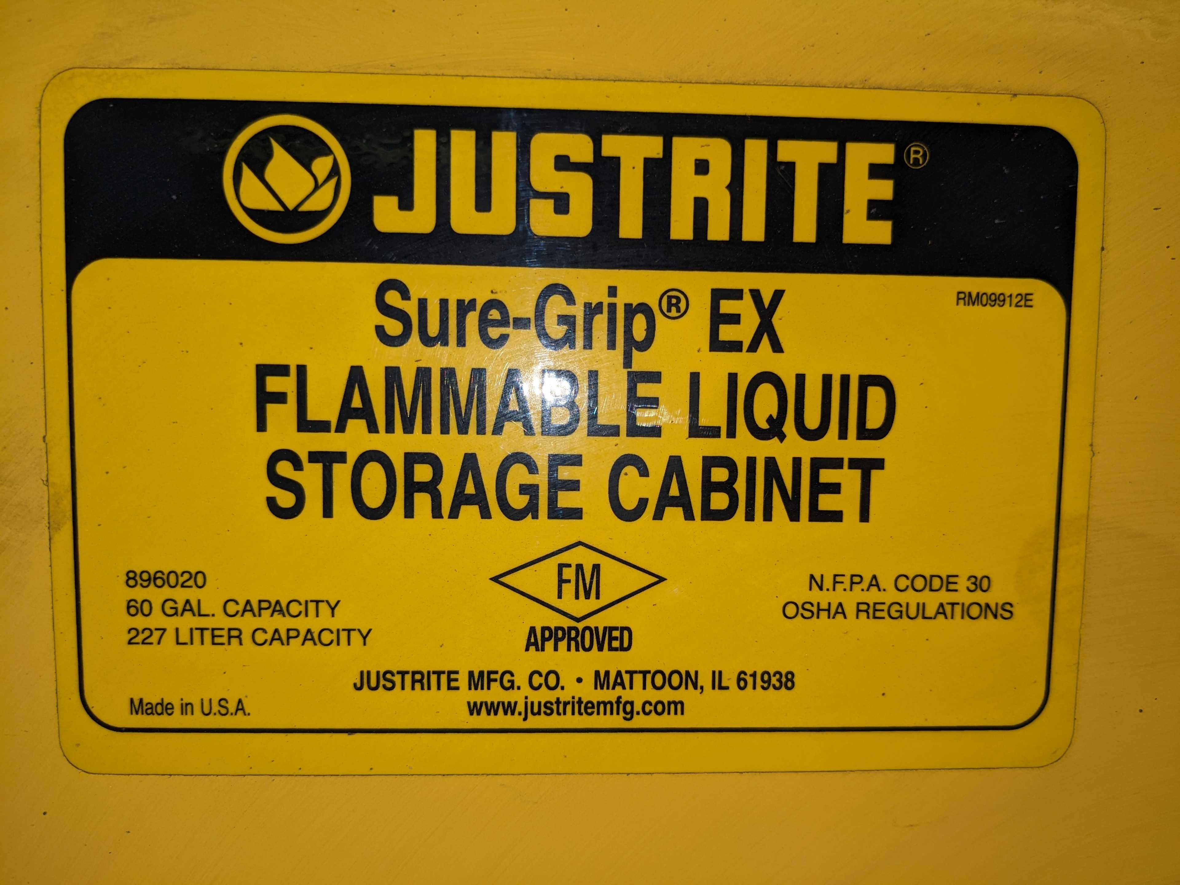 FIRE SAFETY CABINET WITH CONTENTS - SAFETY EQUIPMENT