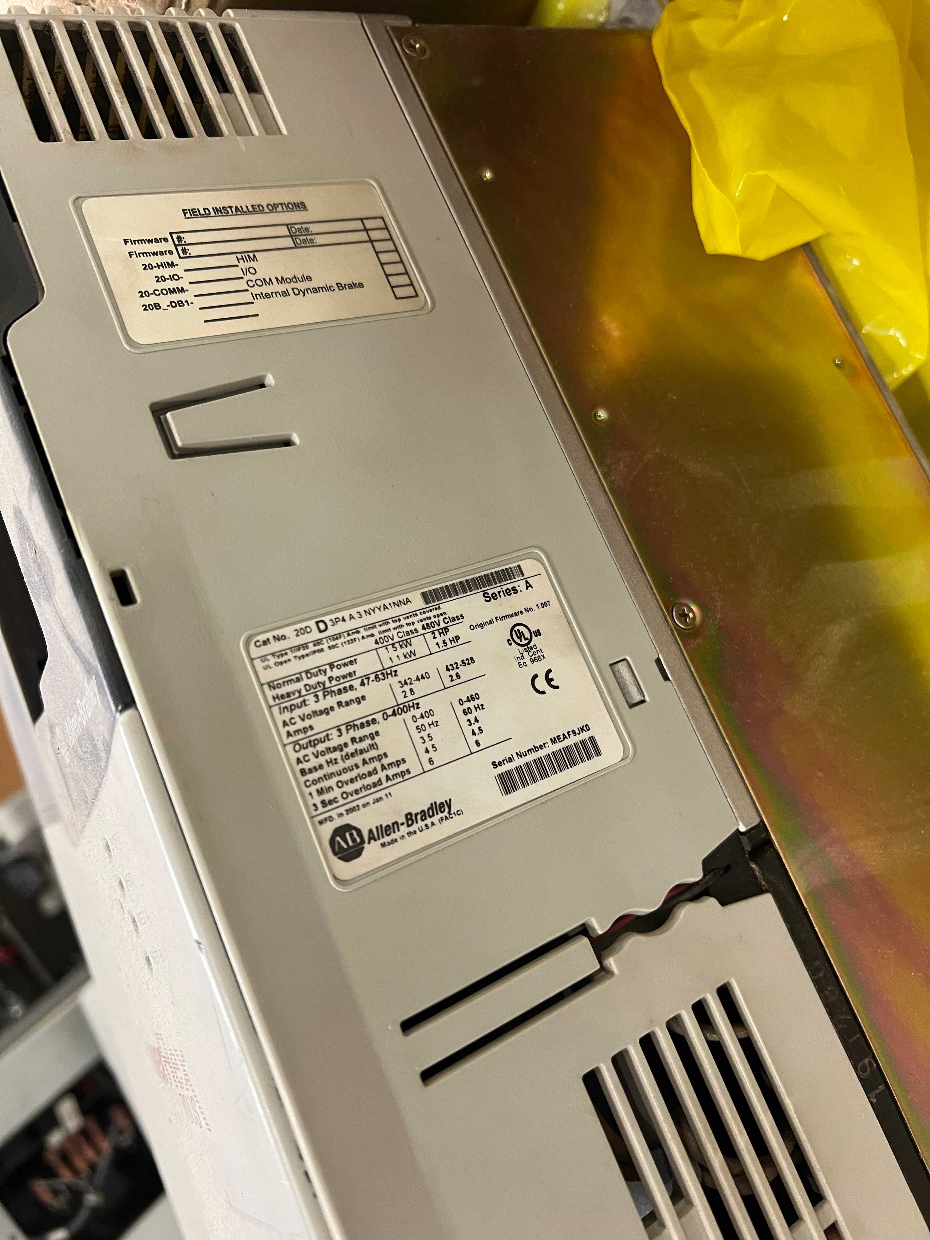 ASSORTED ALLEN BRADLEY VFDS - AUTOMATION & CONTROLS