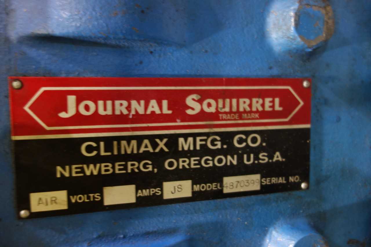 Climax Journal Squirrel JS Pneumatic Portable Lathe - LATHES