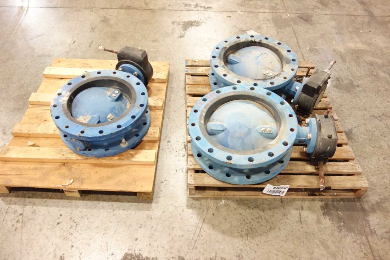 LOT OF 3 GA INDUSTRIES/VAG USA ASSORTED BUTTERFLY VALVES - BUTTERFLY VALVE