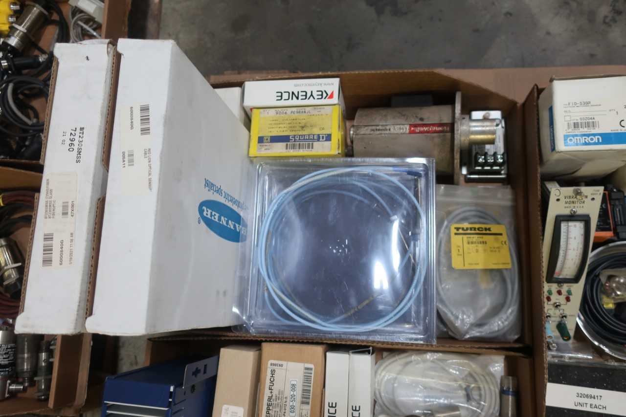 3 PALLETS OF ASSORTED SENSORS - INSTRUMENTATION