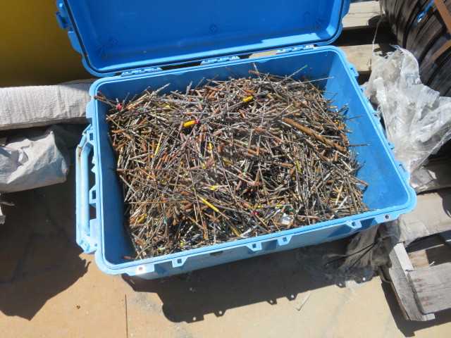 Container of used drills bits - MISCELLANEOUS