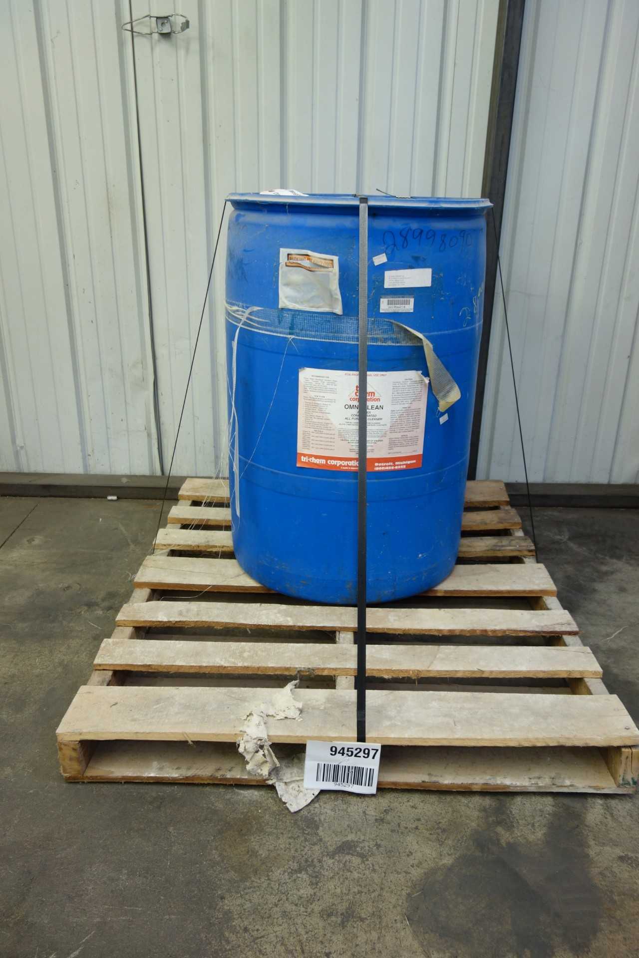 55 GALLON DRUM OF TRI-CHEM OMNI-CLEAN SUPER CONCENTRATED ALL PURPOSE CLEANER - PUMPS