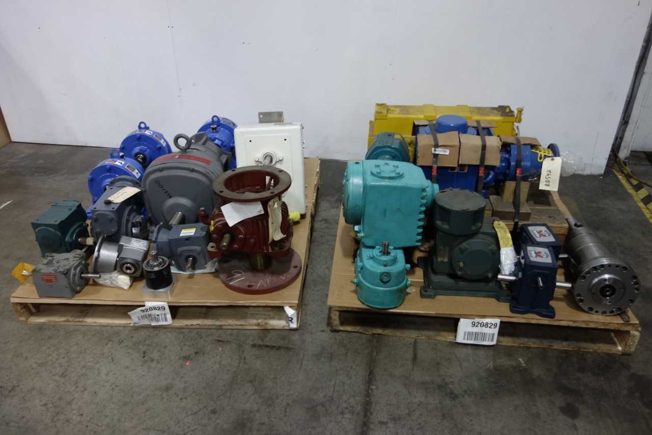 2 PALLETS OF ASSORTED GEAR REDUCERS - GEAR REDUCERS