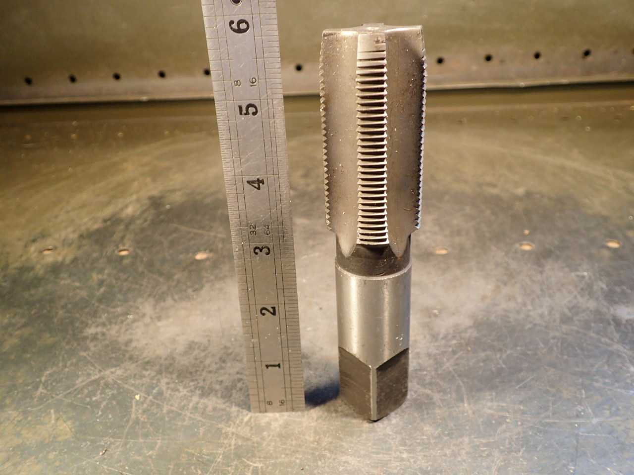1-5/16" -12 N UN Hand Thread Tap 4-Flute 2-5/8" Long Flutes 5-3/4 OAL GH4 Poland - MACHINING ACCESSORIES & TOOLING