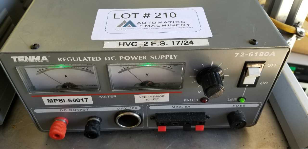 Tenma Regulated DC Power Supply - METAL INSPECTION EQUIPMENT Tenma Regulated DC Power Supply - METAL INSPECTION EQUIPMENT