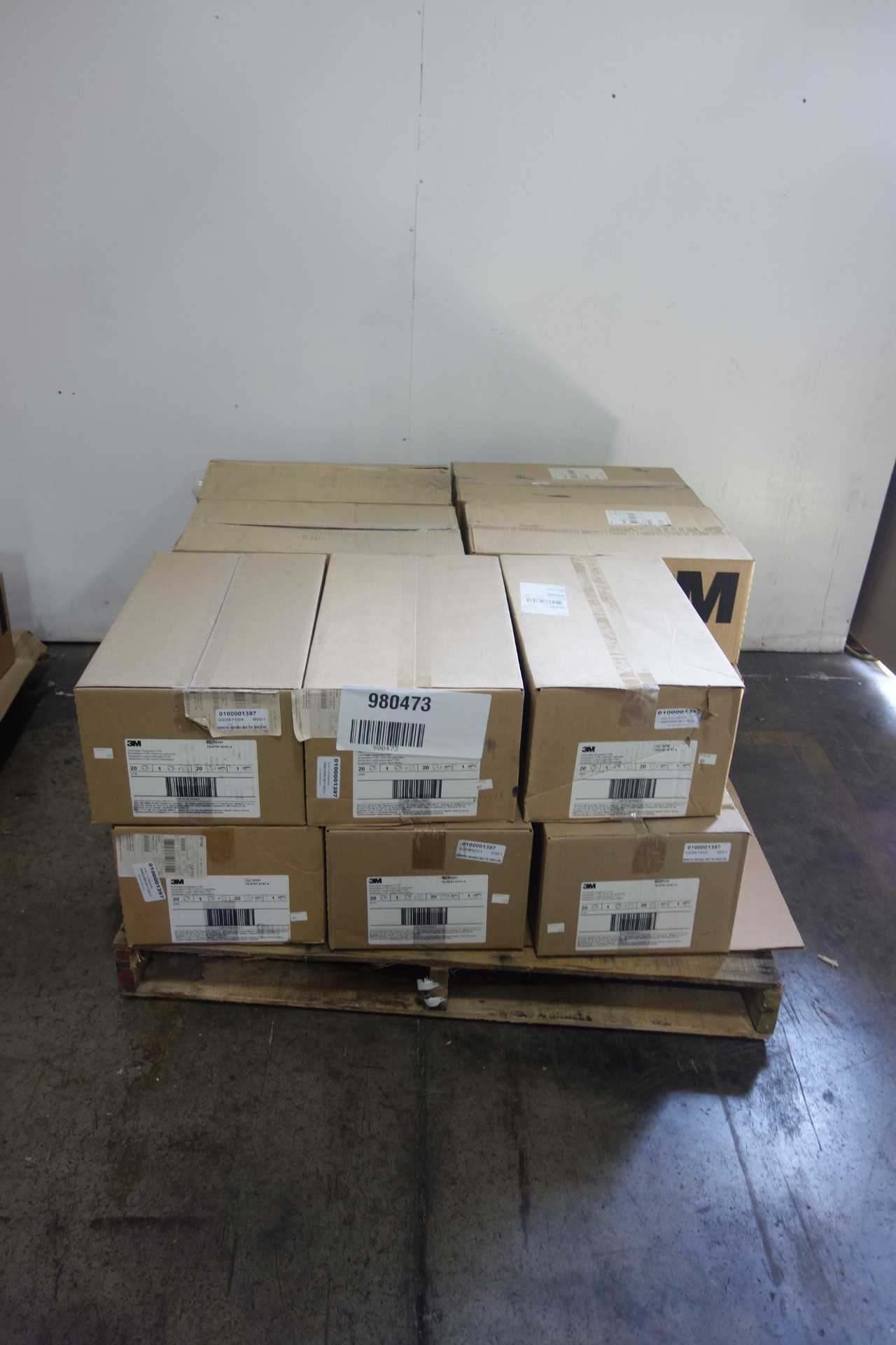 PALLET OF ASSORTED 3M RESPIRATORS - INDUSTRIAL PARTS