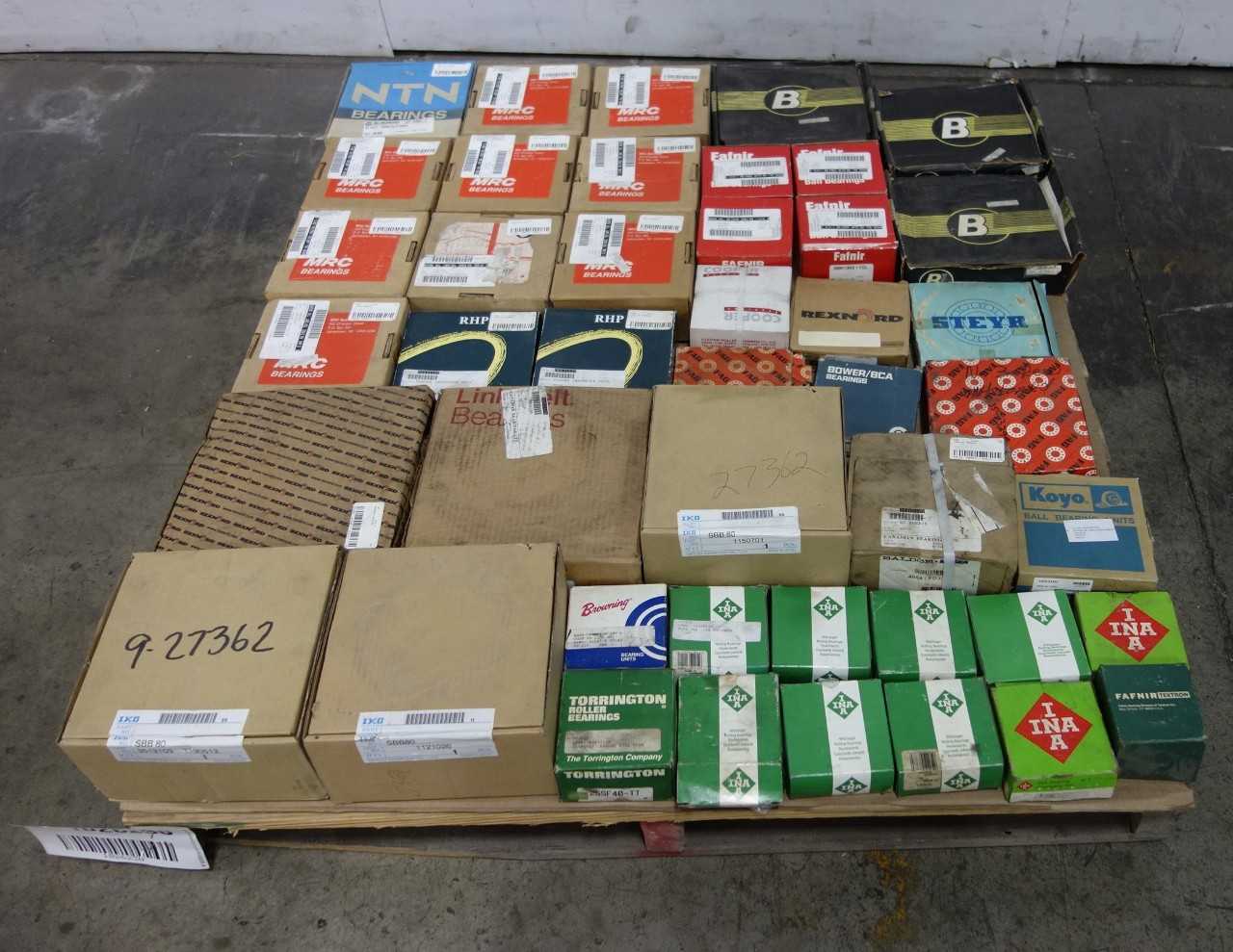 PALLET OF ASSORTED BEARINGS - BEARINGS