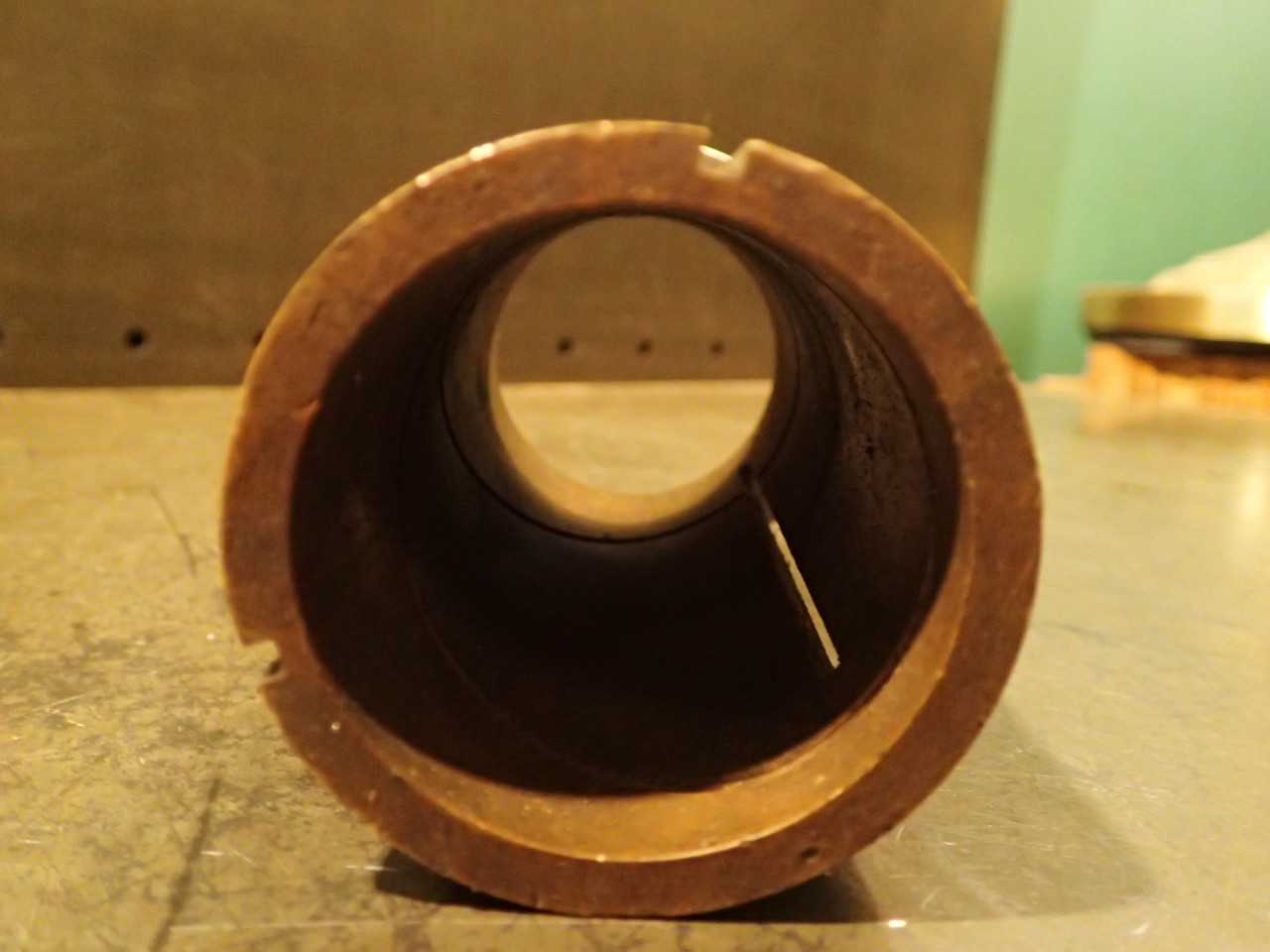 2" Bore 2-1/2" OD Bronze Oil Groove Split Tool Holder Bushing Boring Bar Sleeve - HOLEMAKING TOOLS