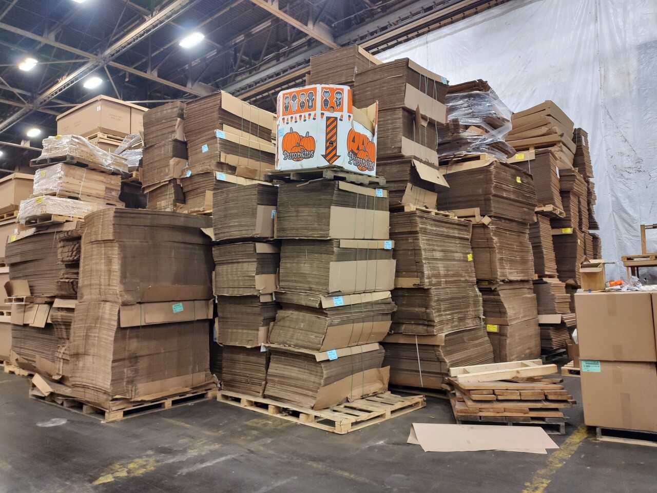 Lot of Corrugated Boxes - ELECTRIC POWER TOOLS