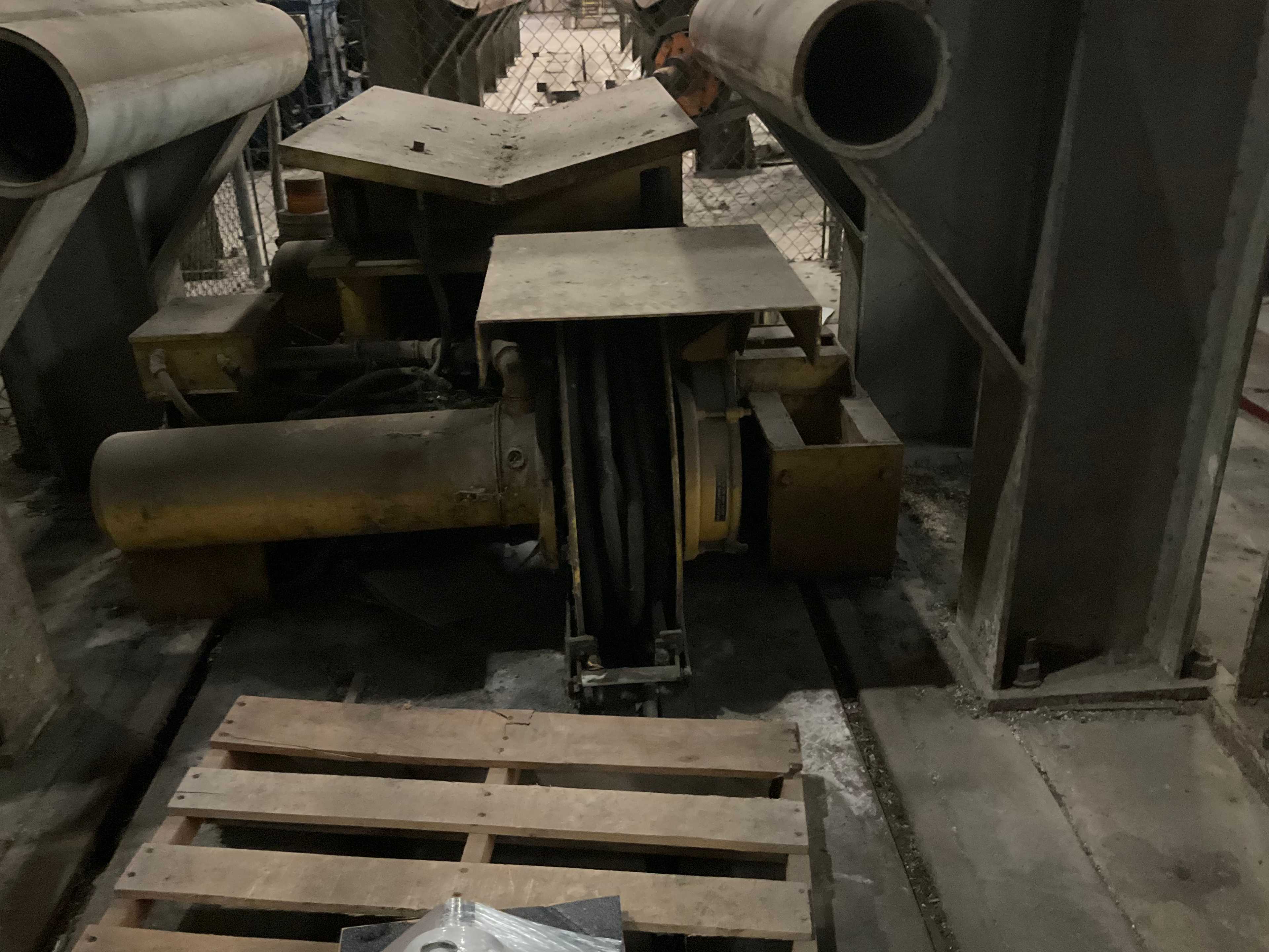 QTY 2 - X RAIL TRACK COIL CARTS - COIL HANDLING MACHINE
