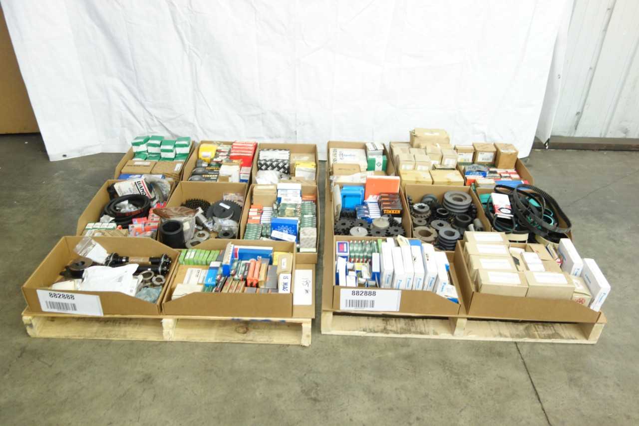 2 PALLETS OF POWER TRANSMISSION REPLACEMENT PARTS - POWER TRANSMISSION