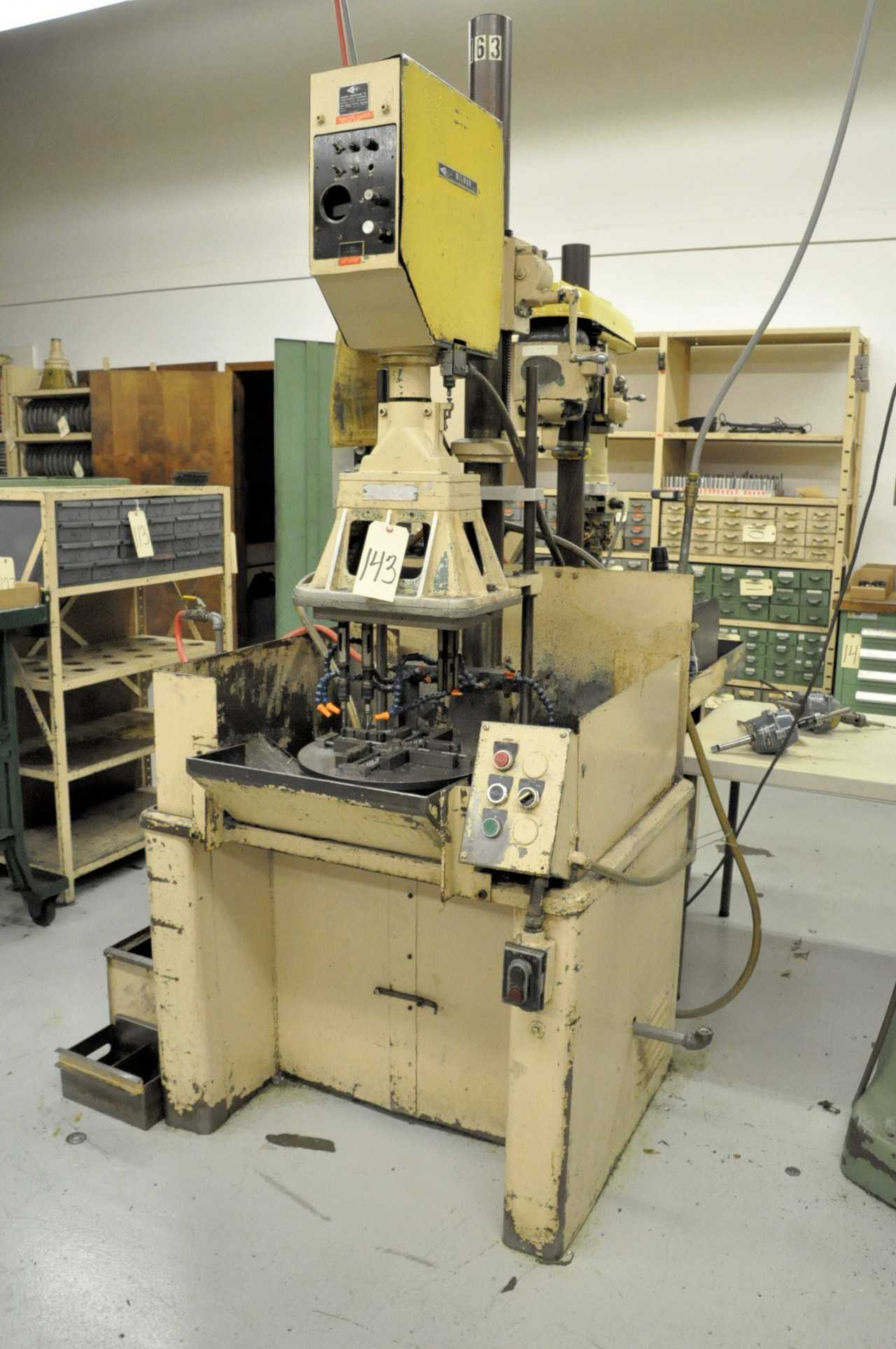 MILMAN MODEL T-300, 24" Floor Type Production Drill, S/n 30077, - UPRIGHT DRILL PRESSES