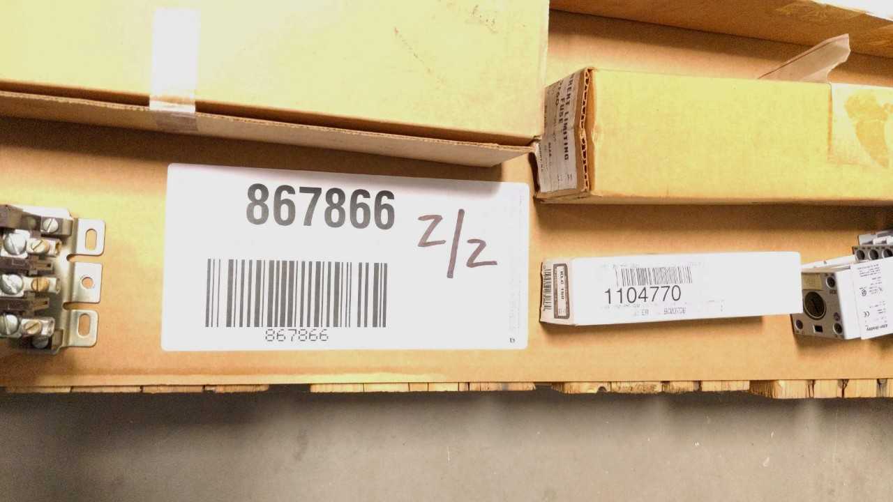 2 PALLETS OF ASSORTED ELECTRICAL PARTS - ELECTRICAL COMPONENTS