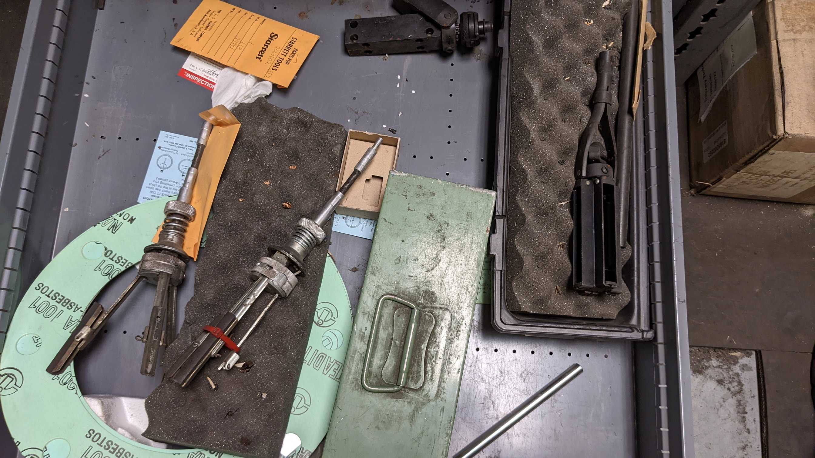 TOOL BOX AND CONTENTS - TOOL STORAGE