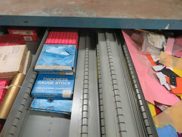 10 Drawer Tool Cabinet and Contents - MISCELLANEOUS