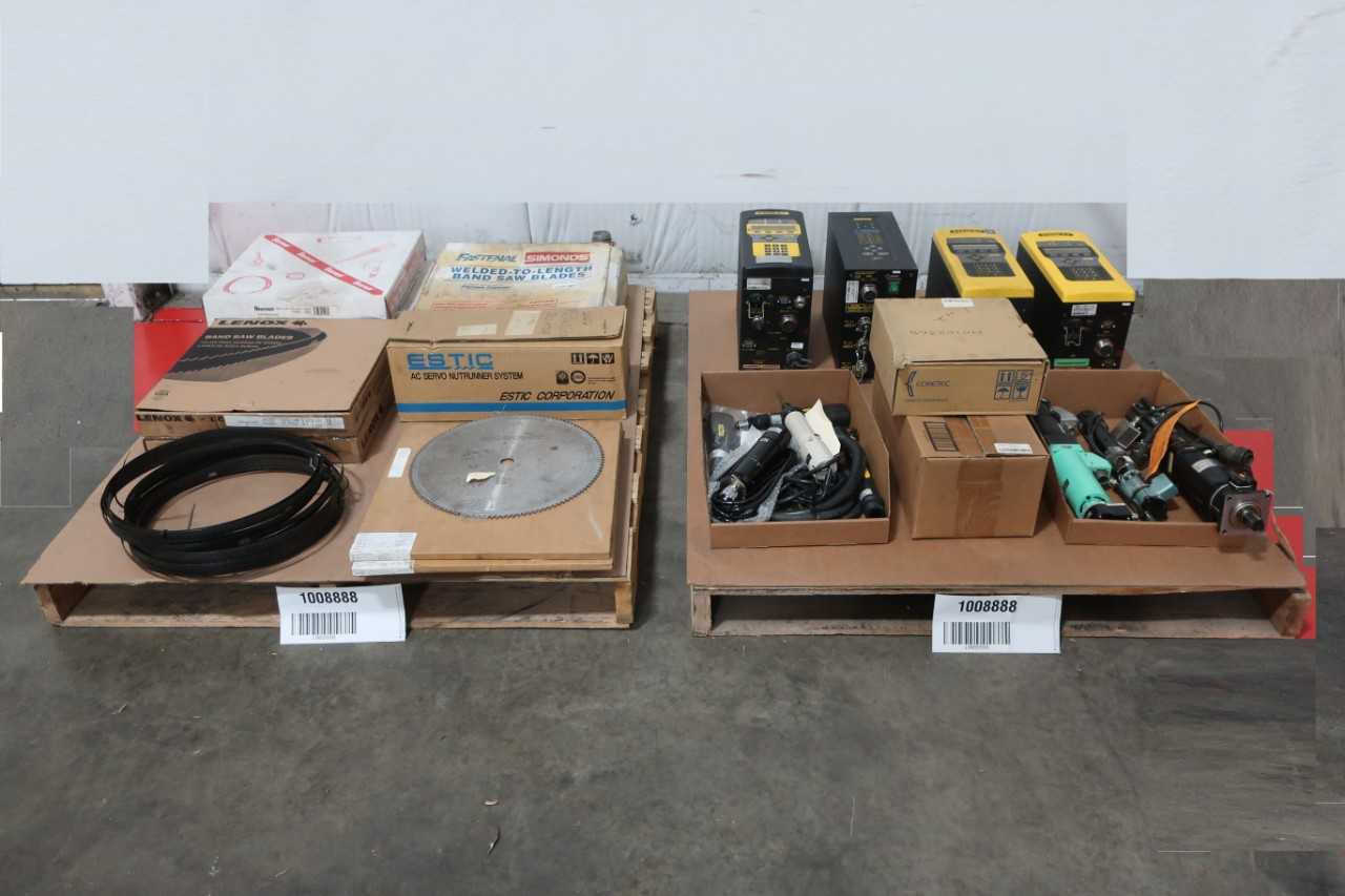 2 PALLETS OF ASSORTED POWER TOOLS, PARTS & ACCESSORIES - ELECTRIC POWER TOOLS