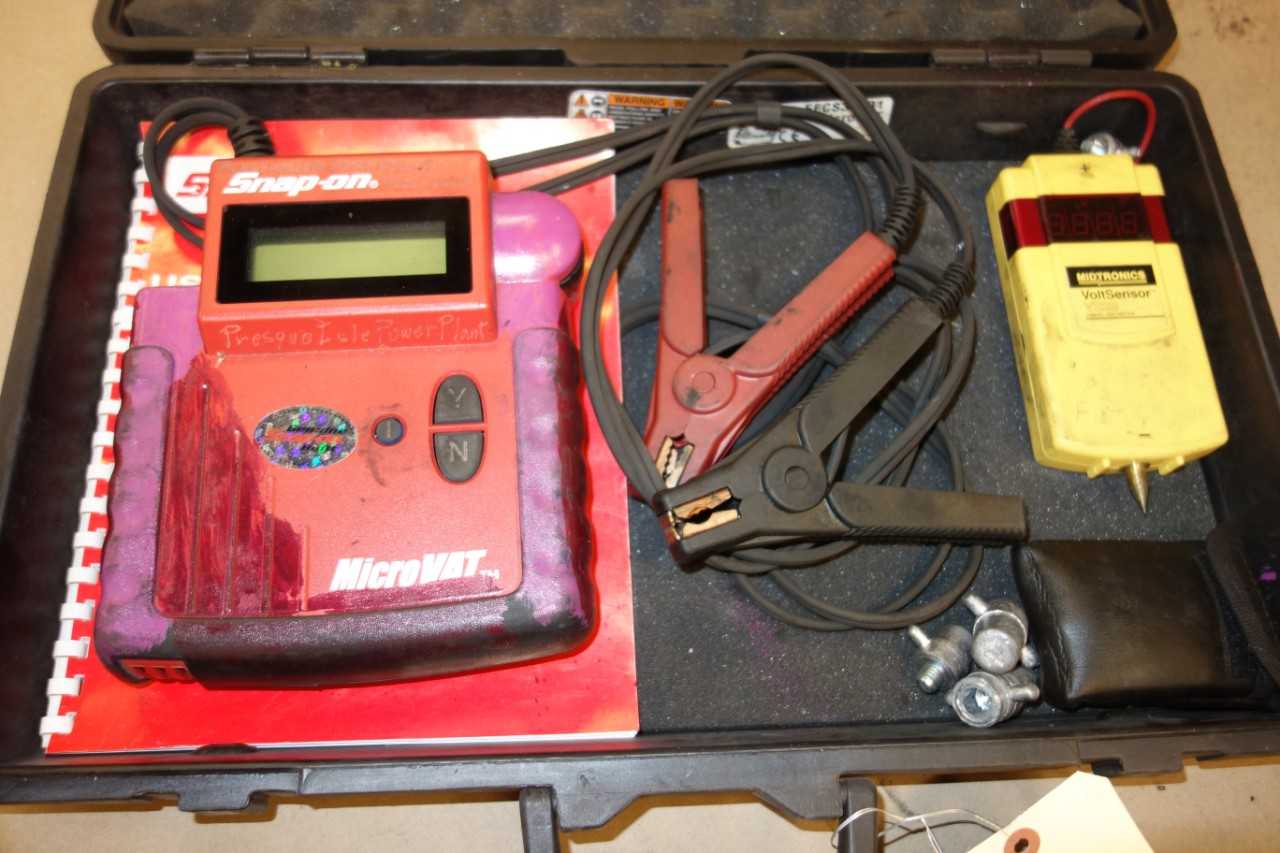 SNAP-ON EECS30B1 MICROVAT TESTER KIT - ELECTRIC POWER TOOLS