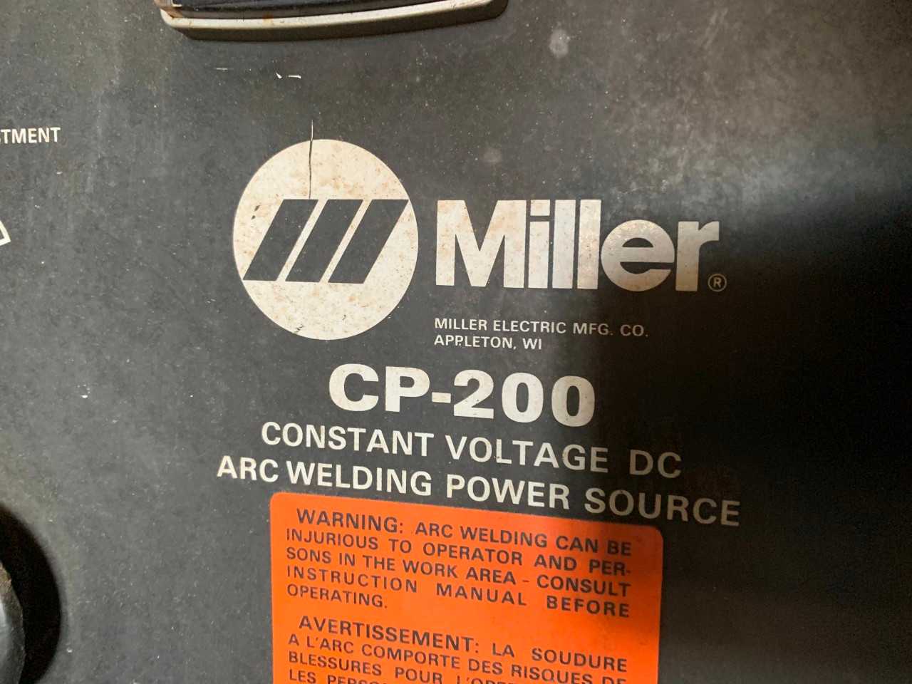 Miller CP-200 Arc Welder - WELDING EQUIPMENT