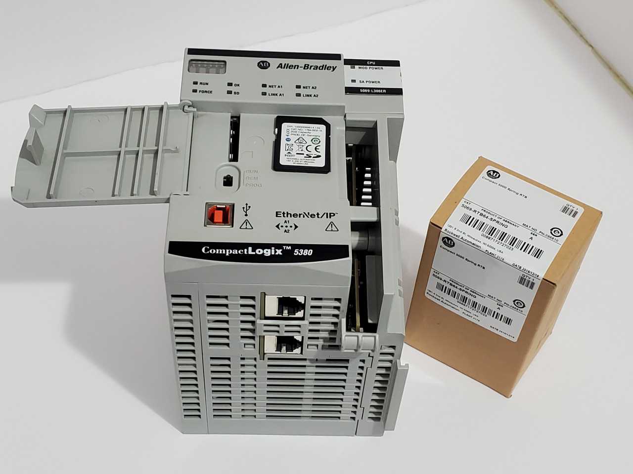 Allen Bradley CompactLogix 5069-L306ER Plus Brand new 5069-RTB64 Spring - AUTOMATION & CONTROLS