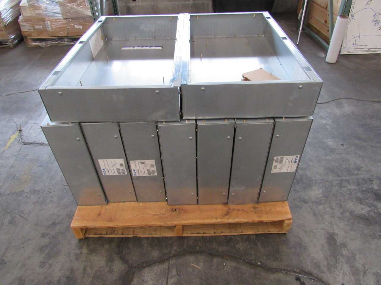 Pallet of 9x Un-Used No Box EZB2036R Electrical Enclosures - ELECTRICAL ENCLOSURES