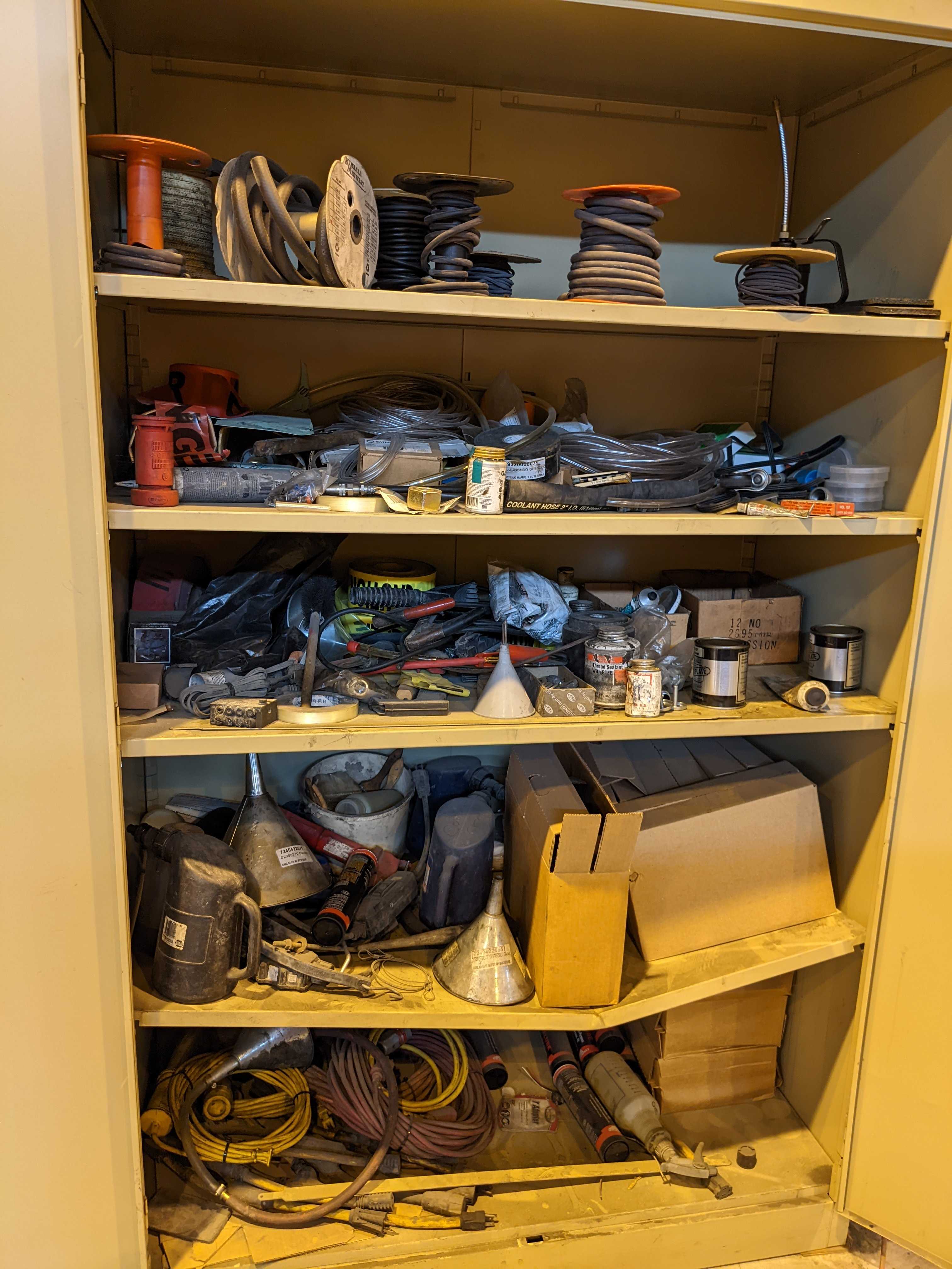 CABINET AND CONTENTS - PROCESS EQUIPMENT