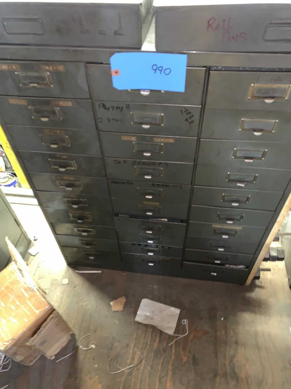 Metal Organizer filled with Taps - INDUSTRIAL PARTS