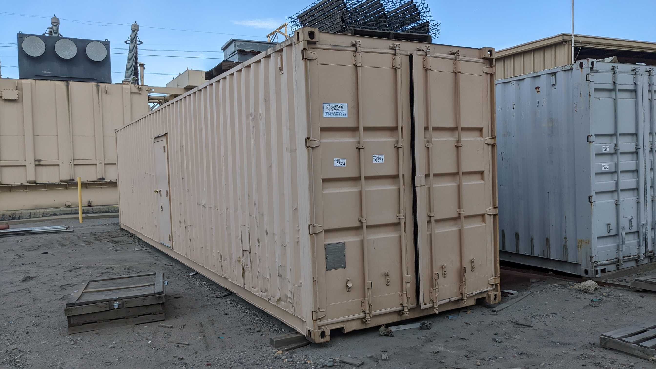 SHIPPING CONTAINER - INDUSTRIAL PARTS