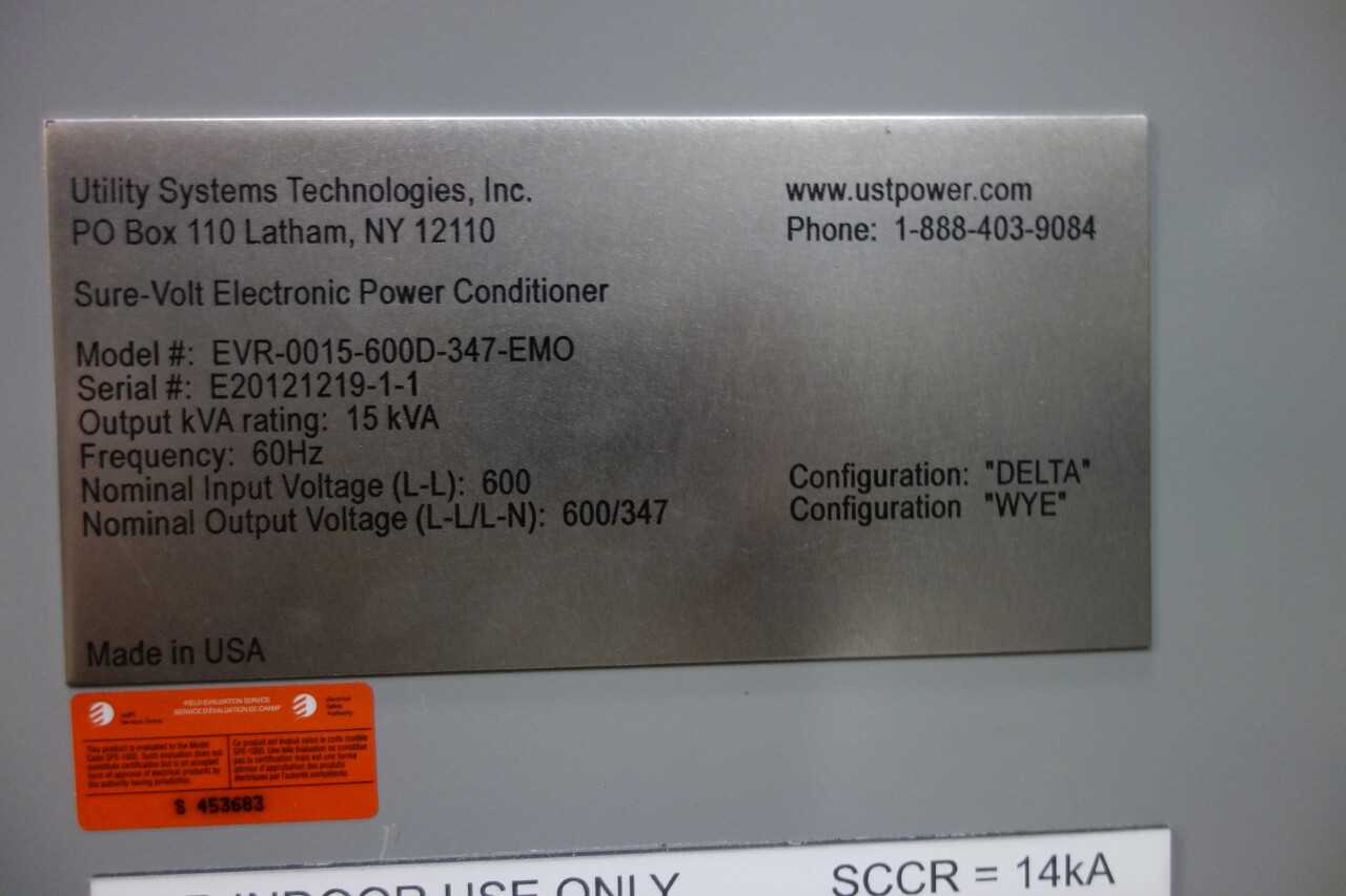 SURE-VOLT ELECTRONIC POWER CONDITIONER REGULATOR WITH ASSORTED COMPONENTS - INDUSTRIAL PARTS