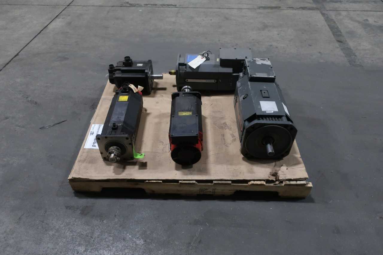 PALLET OF ASSORTED SERVO AND SPINDLE MOTORS - SERVO