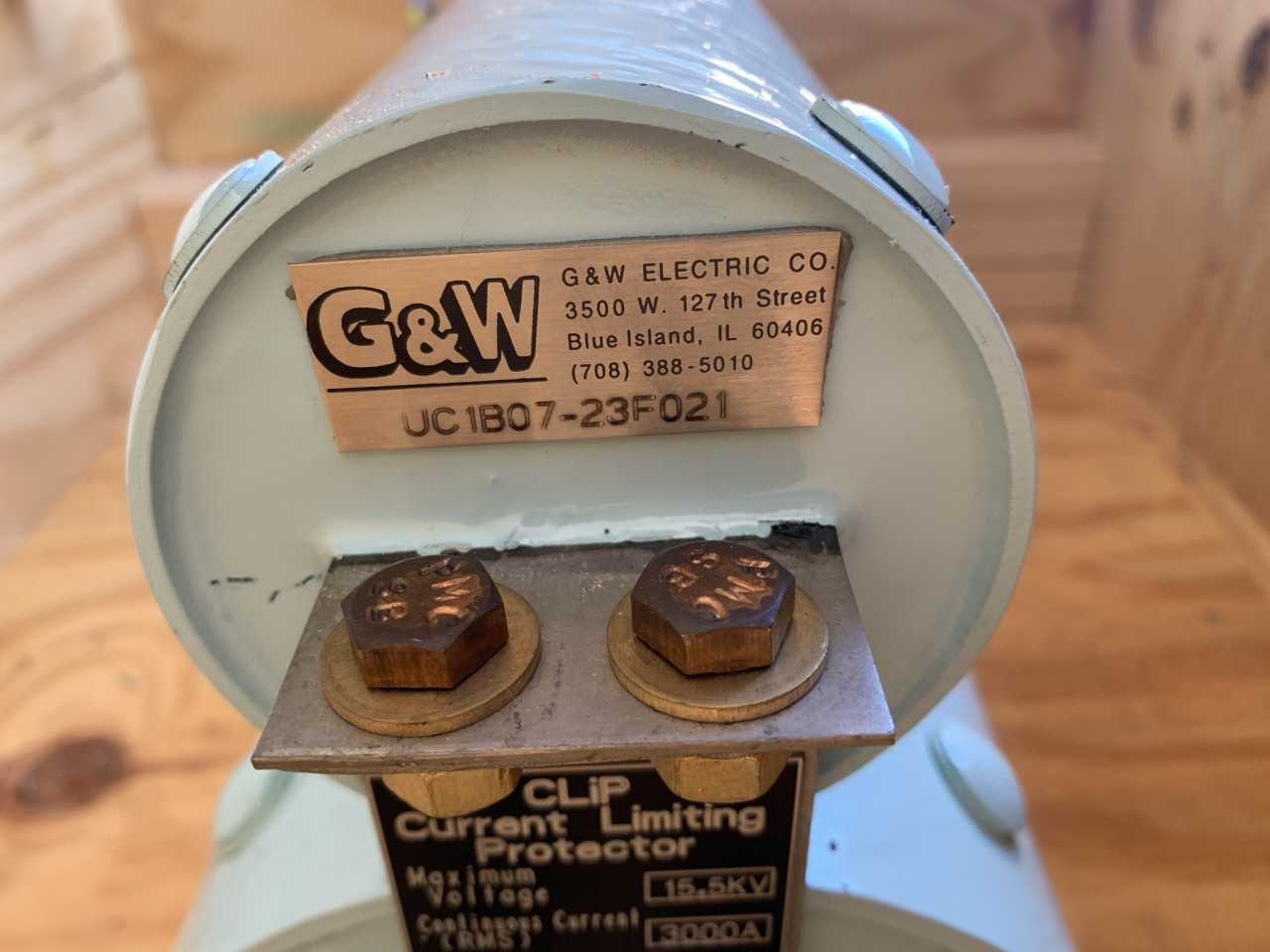 New - Lot of 3 - G and W 15 KV Current Limiting Protector - INDUSTRIAL PARTS