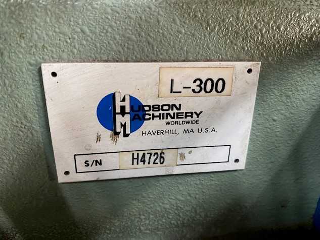 Hudson Machinery L-300 Industrial Leather Skiving Machine - MACHINE TOOLING