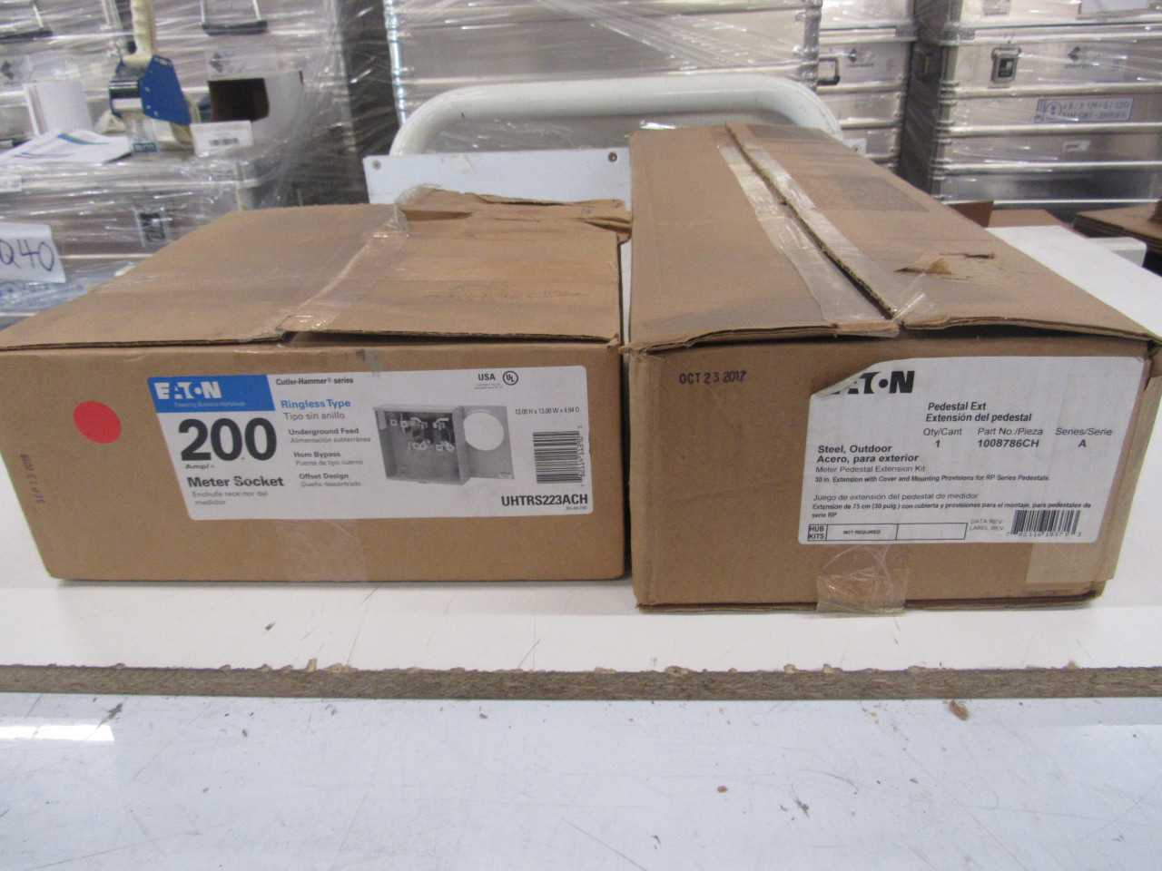 Lot of Quantity 2x Meter Sockets - AUTOMATION & CONTROLS
