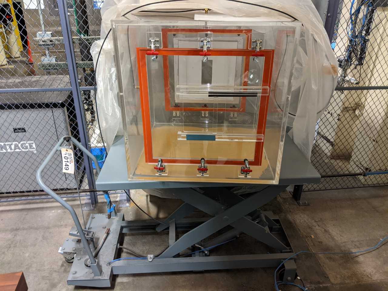 Lot of 3 Scissor Lift Table - LIFT CART