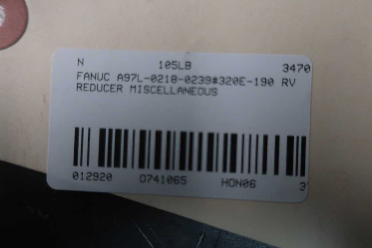 FANUC A97L-0218-0239/320E-190 RV REDUCER - GEAR REDUCERS