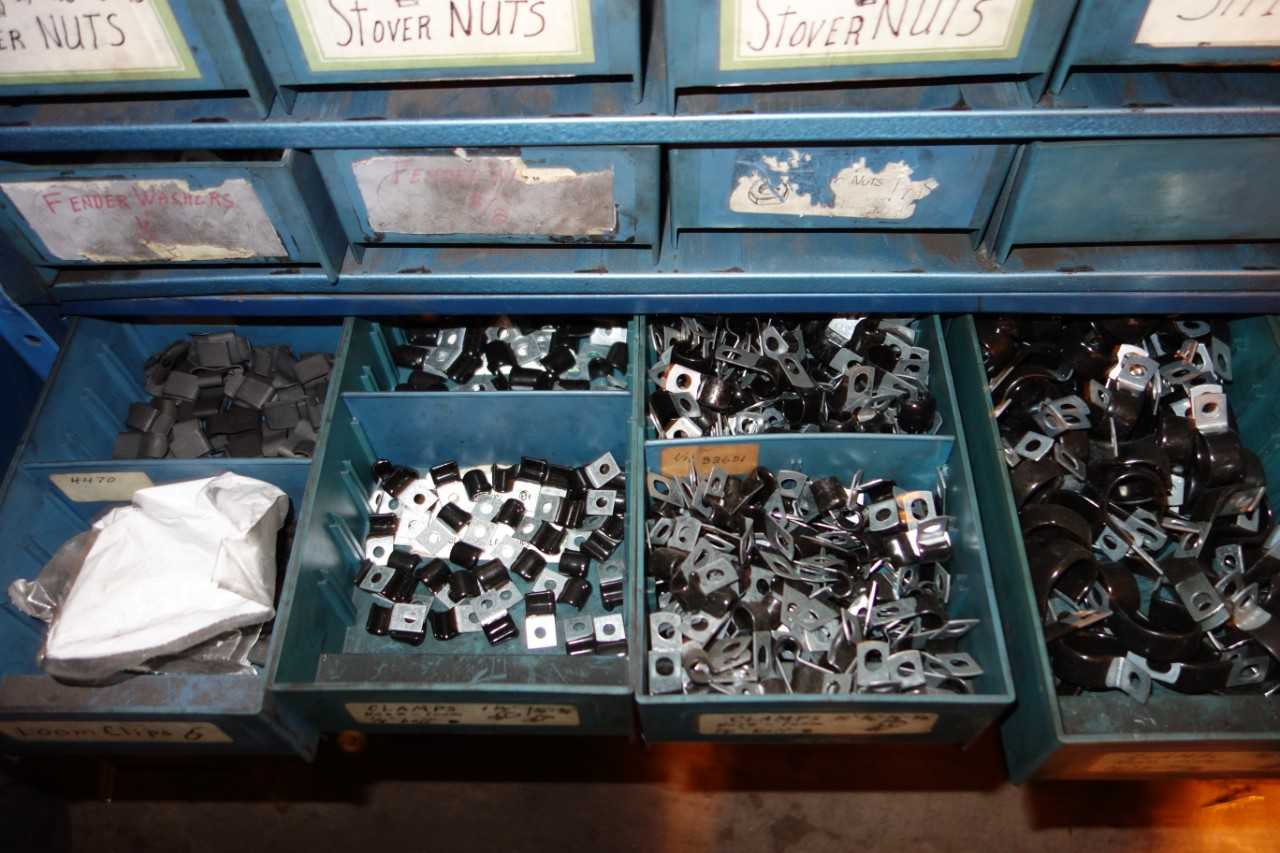 CONTENTS WITH CABINET, HARDWARE - TOOL STORAGE