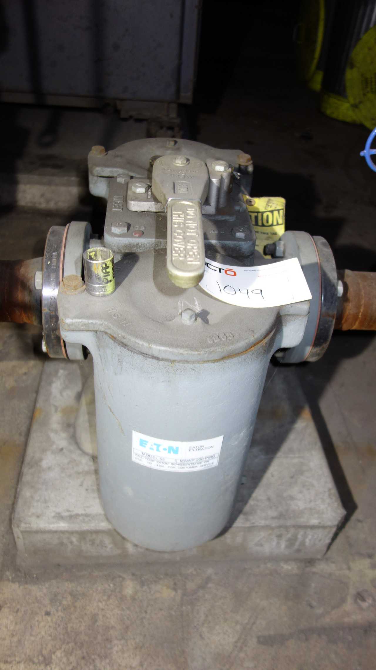 EATON MODEL 53 DUPLEX STRAINER - GRINDING MACHINES