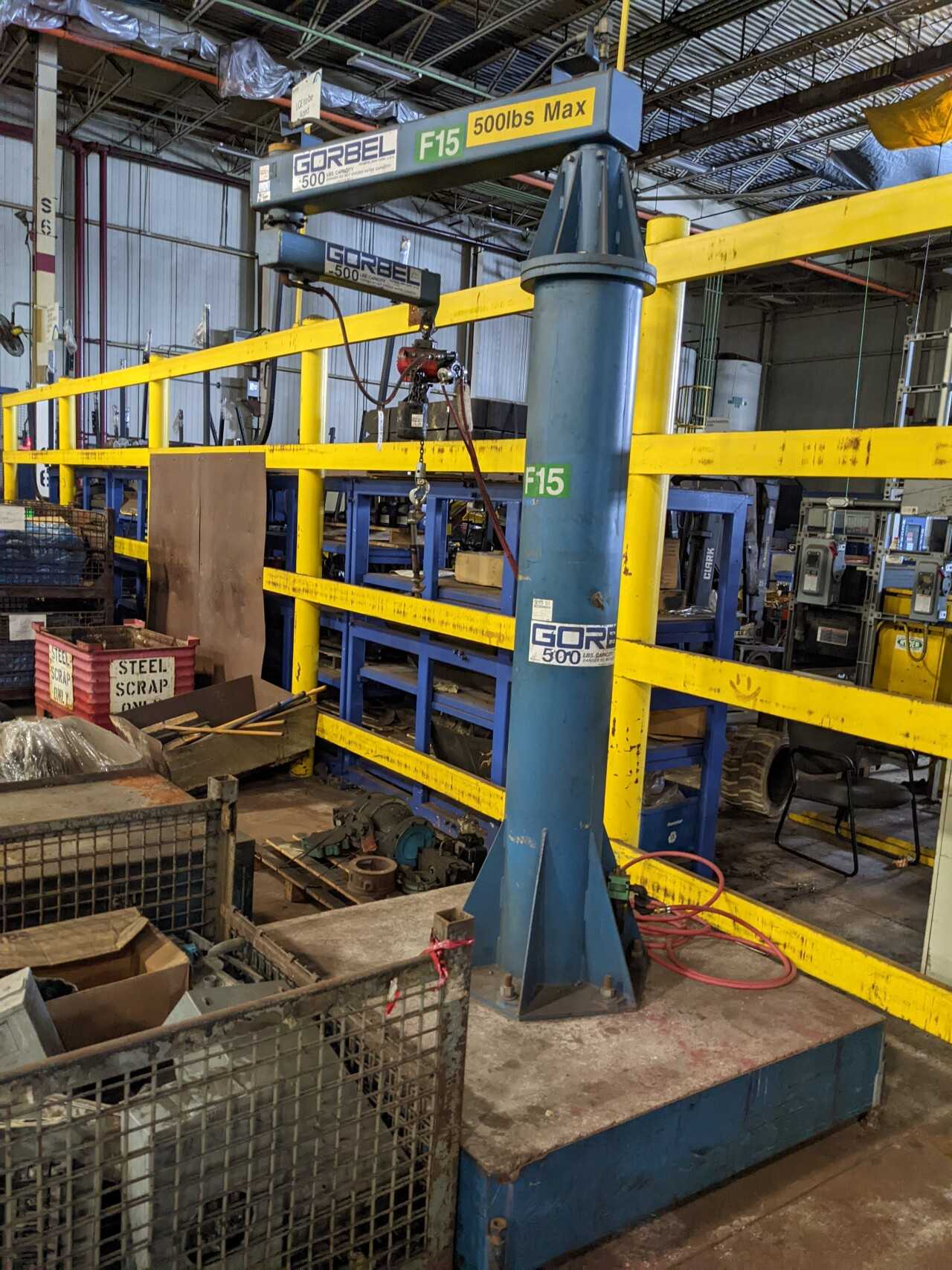 GORBEL 500 LBS JIB CRANE - CRANES