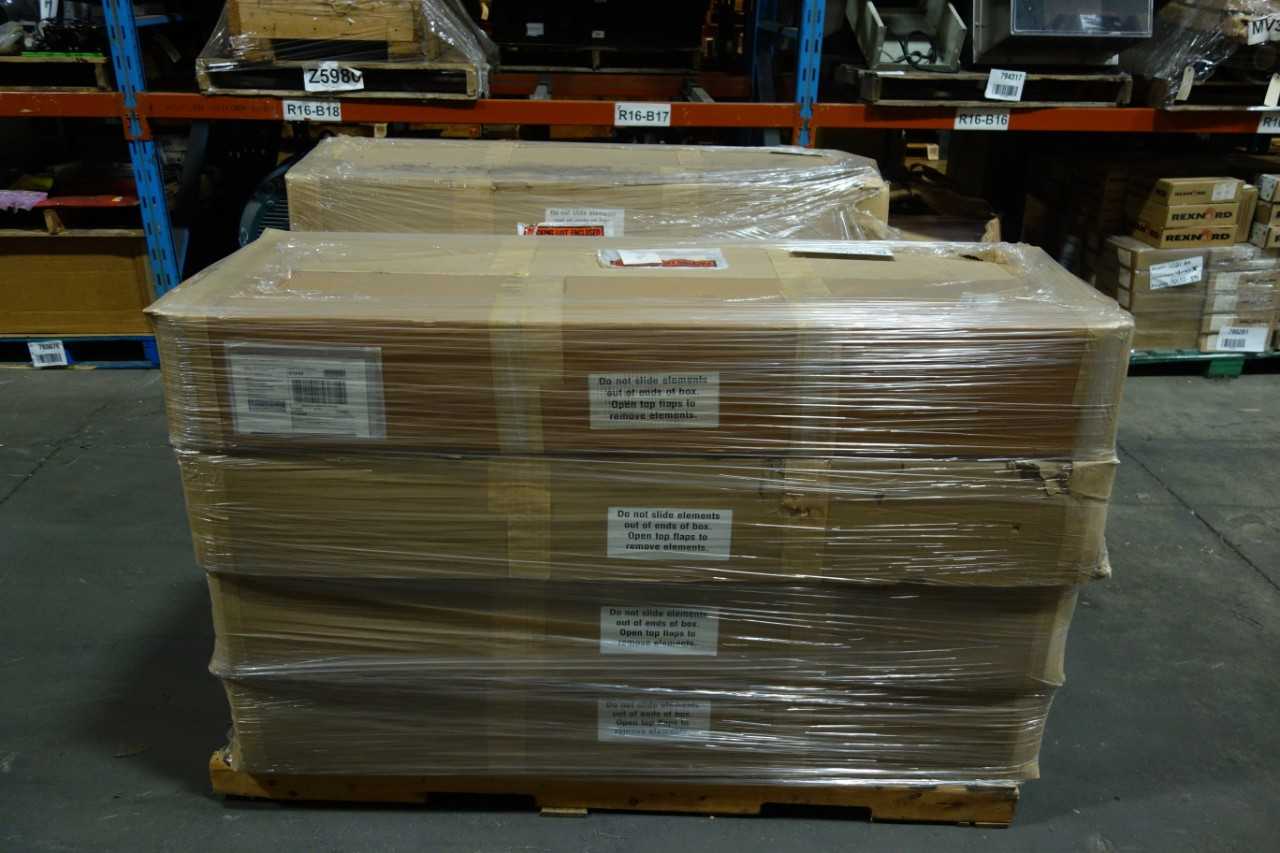 2 PALLETS OF FLANGED FILTER ELEMENTS - PNEUMATIC FILTER ELEMENTS