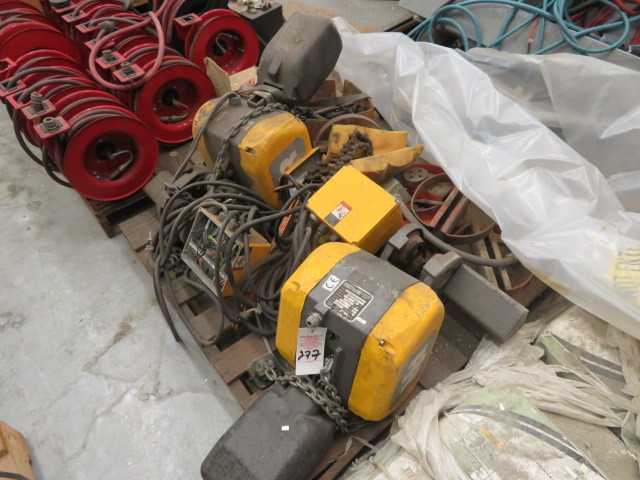 Ingersoll Rand 1 Ton cranes (lot) - MISCELLANEOUS