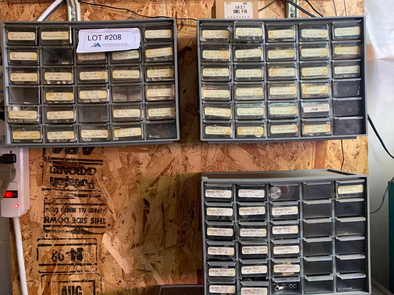 Multi Drawer Organizer (Contents Included) - TOOL STORAGE Multi Drawer Organizer (Contents Included) - TOOL STORAGE