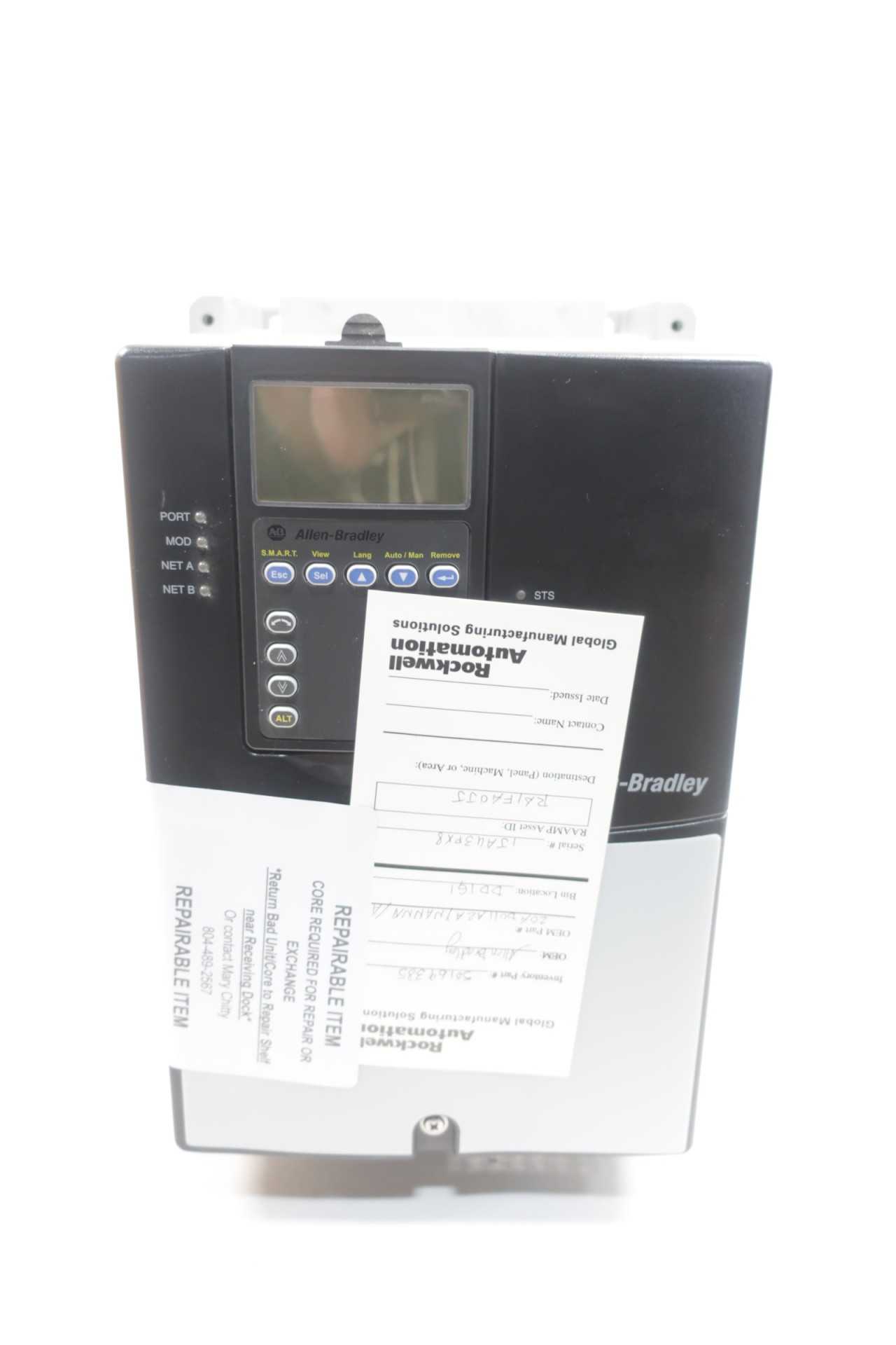 ALLEN BRADLEY 20AD011A2AYNANNN POWERFLEX 70 DRIVE 0-460V-AC 7-1/2HP - MOTOR DRIVES