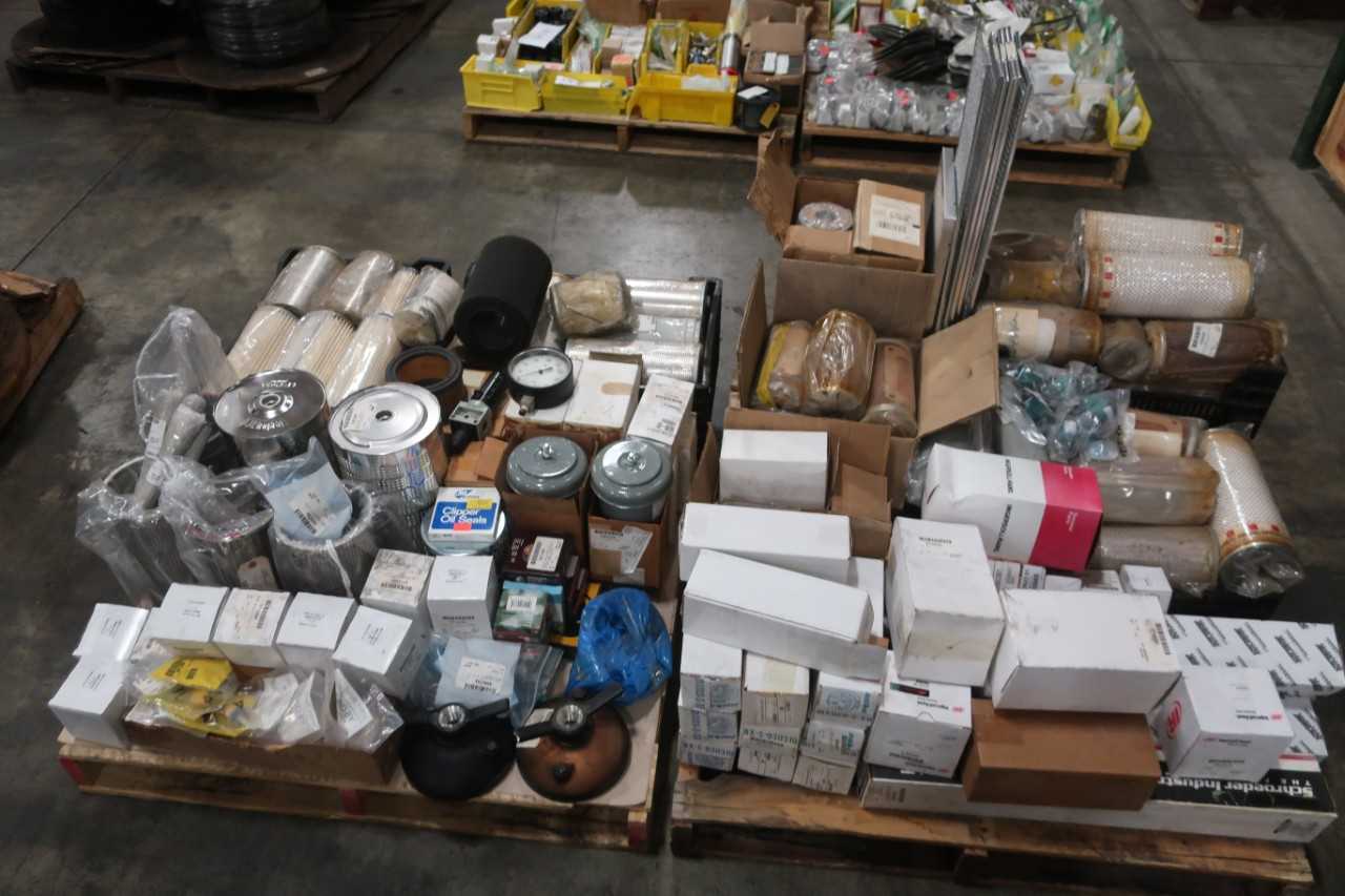2 PALLETS OF ASSORTED FILTERS & SEALS - POWER TRANSMISSION