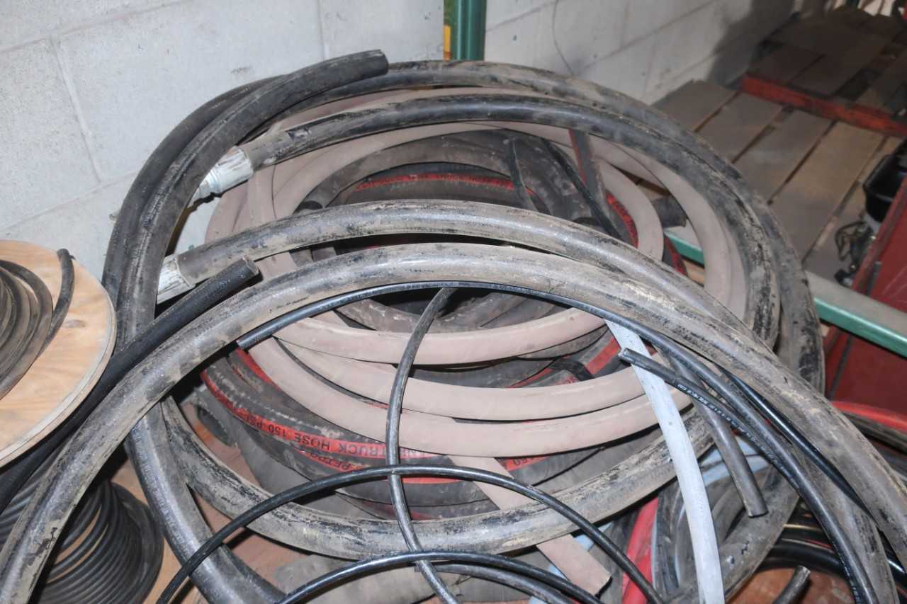 LOT OF ASSORTED HYDRAULIC HOSE - POWER TRANSMISSION