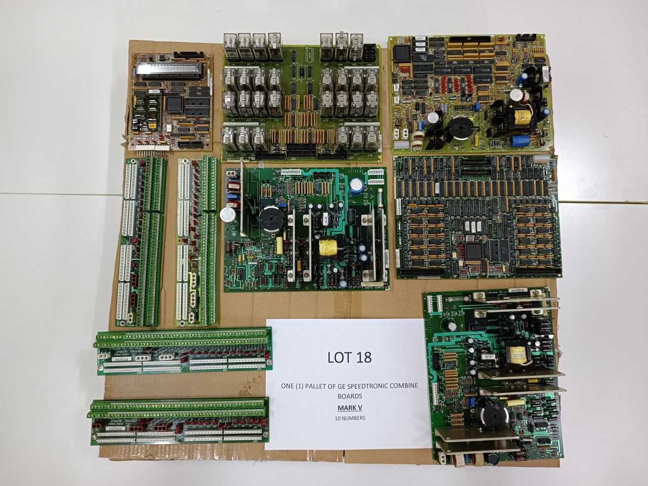 ONE (1) PALLET OF GE SPEEDTRONIC COMBINE BOARDSMARK VI - AUTOMATION & CONTROLS