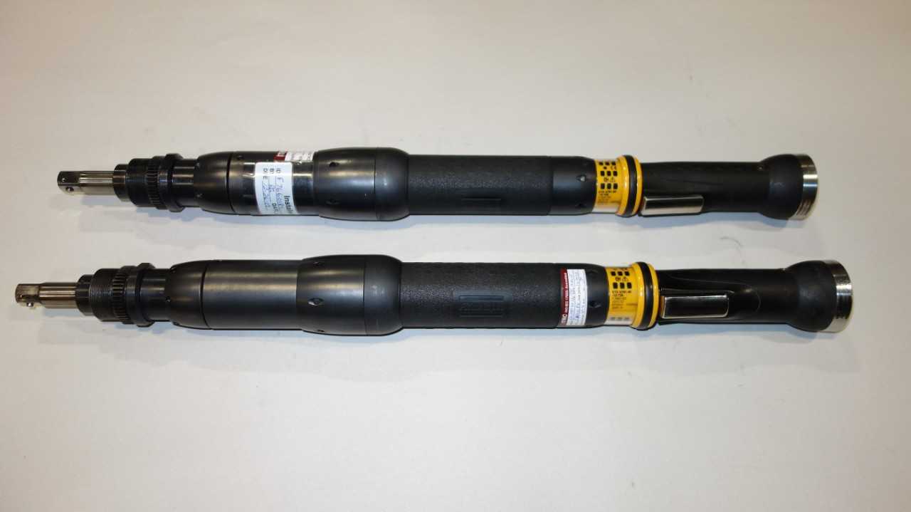 LOT OF 2 ATLAS COPCO ETD ST81-90-13-T25 ELECTRIC TENSOR STRAIGHT TELESCOPIC NUTRUNNERS - ELECTRIC POWER TOOLS
