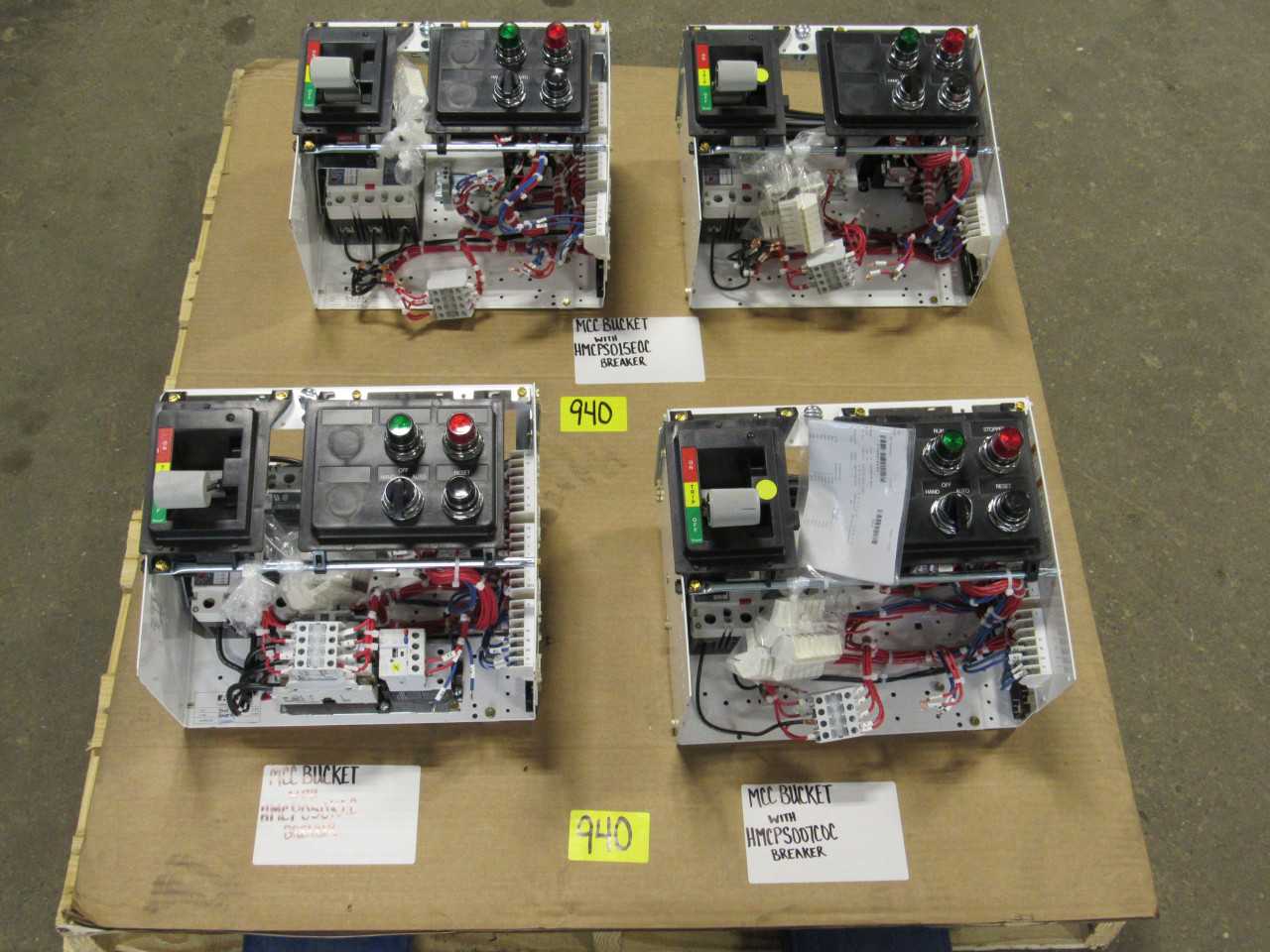 MCC buckets - MOTOR CONTROL CENTERS