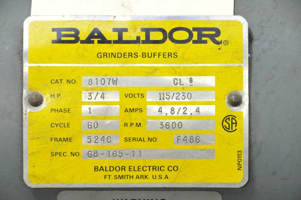 Baldor Pedestal Grinder - GRINDING MACHINES