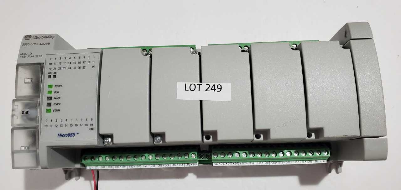 Allen Bradley Micro 850 2080-LC50-48QBB PLC - AUTOMATION & CONTROLS