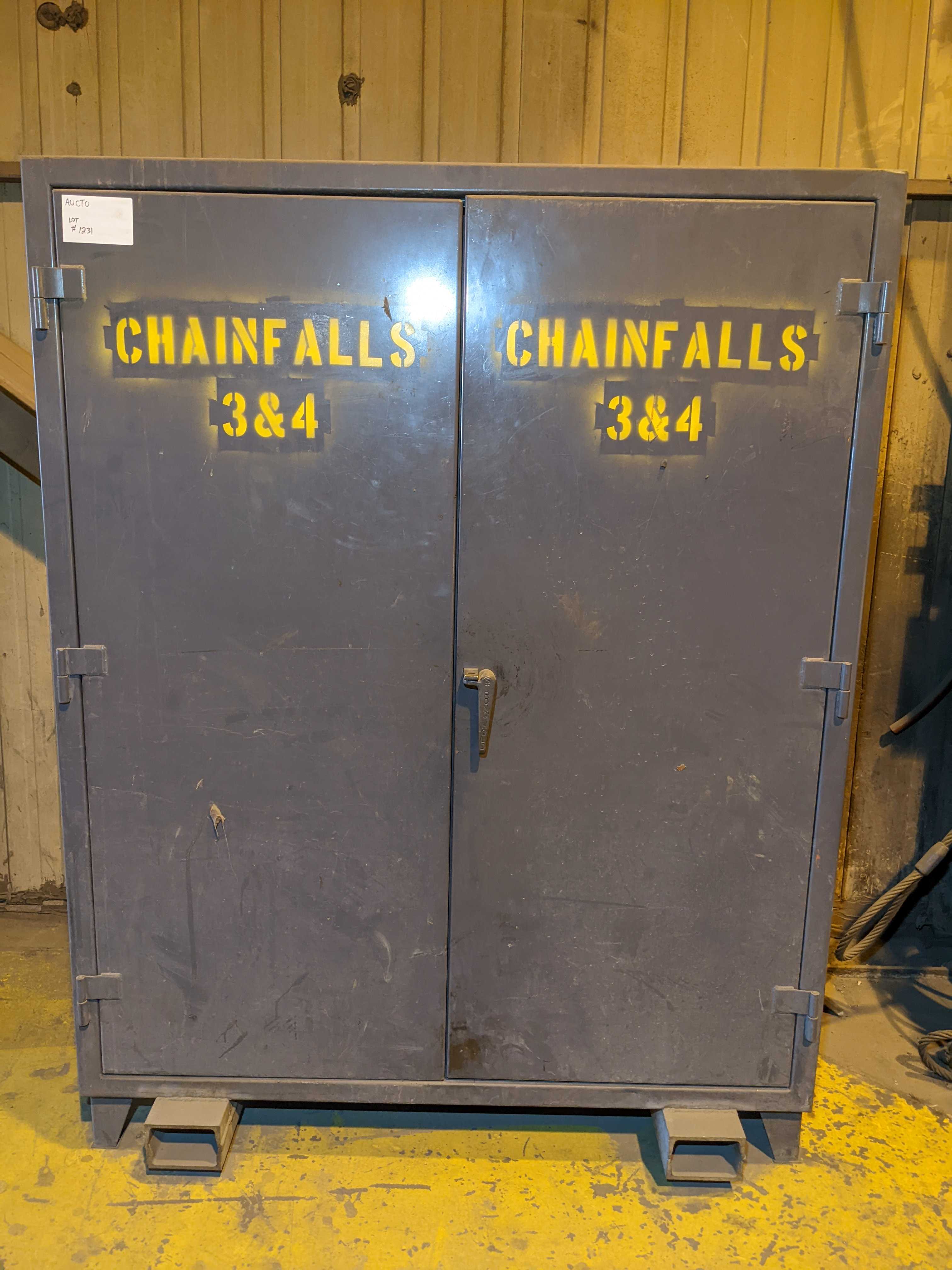 CABINET WITH CONTENTS - LIFTING EQUIPMENT CABINET WITH CONTENTS - LIFTING EQUIPMENT